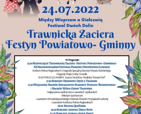 grafika - plakat festynu Zaciera