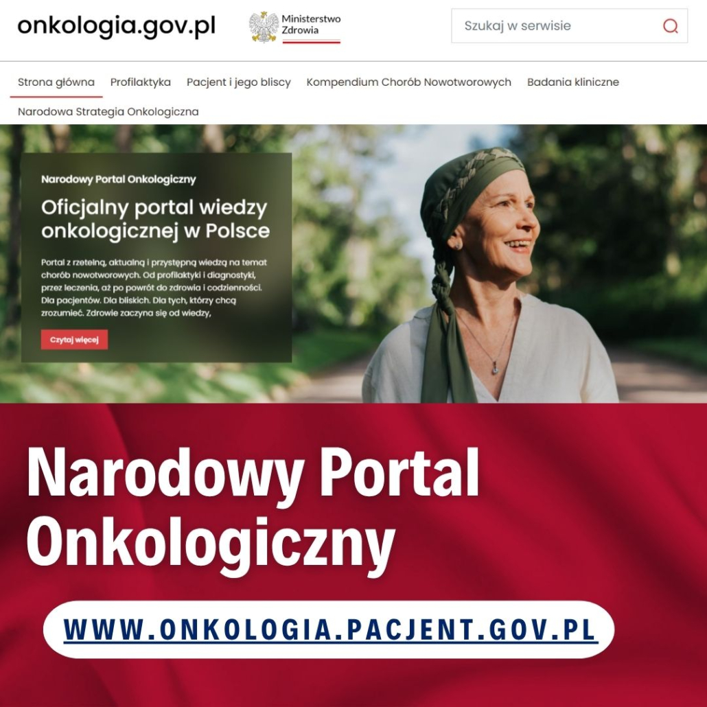 Narodowy Portal Onkologiczny
www.onkologia.pacjent.gov.pl