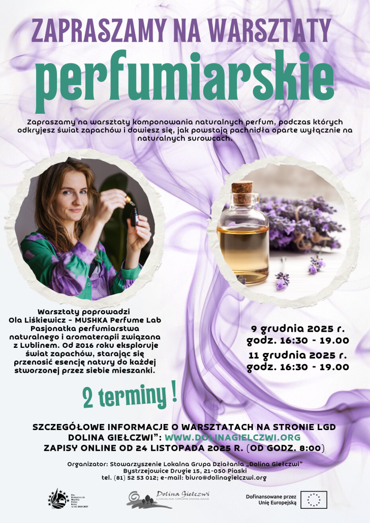 Zapisy na warsztaty perfumiarskie